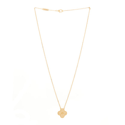 Van Cleef & Arpels 18K Yellow Gold Vintage Alhambra Pendant Necklace 3 of 6