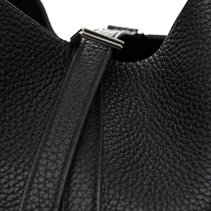 Hermes Taurillon Clemence Picotin Lock 22 MM Black 8 of 11