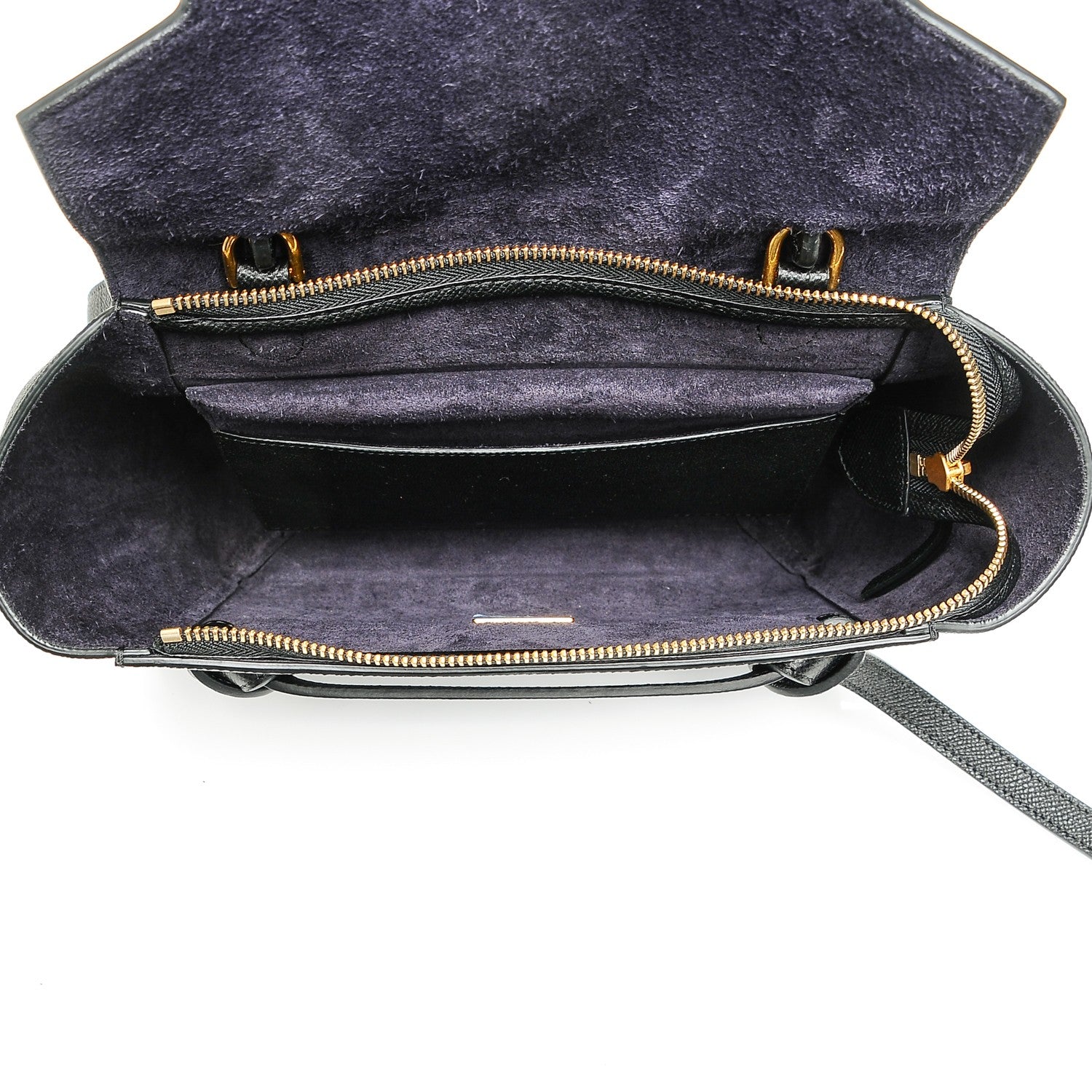 Celine Grained Calfskin Micro Belt Bag Black 5 of 8