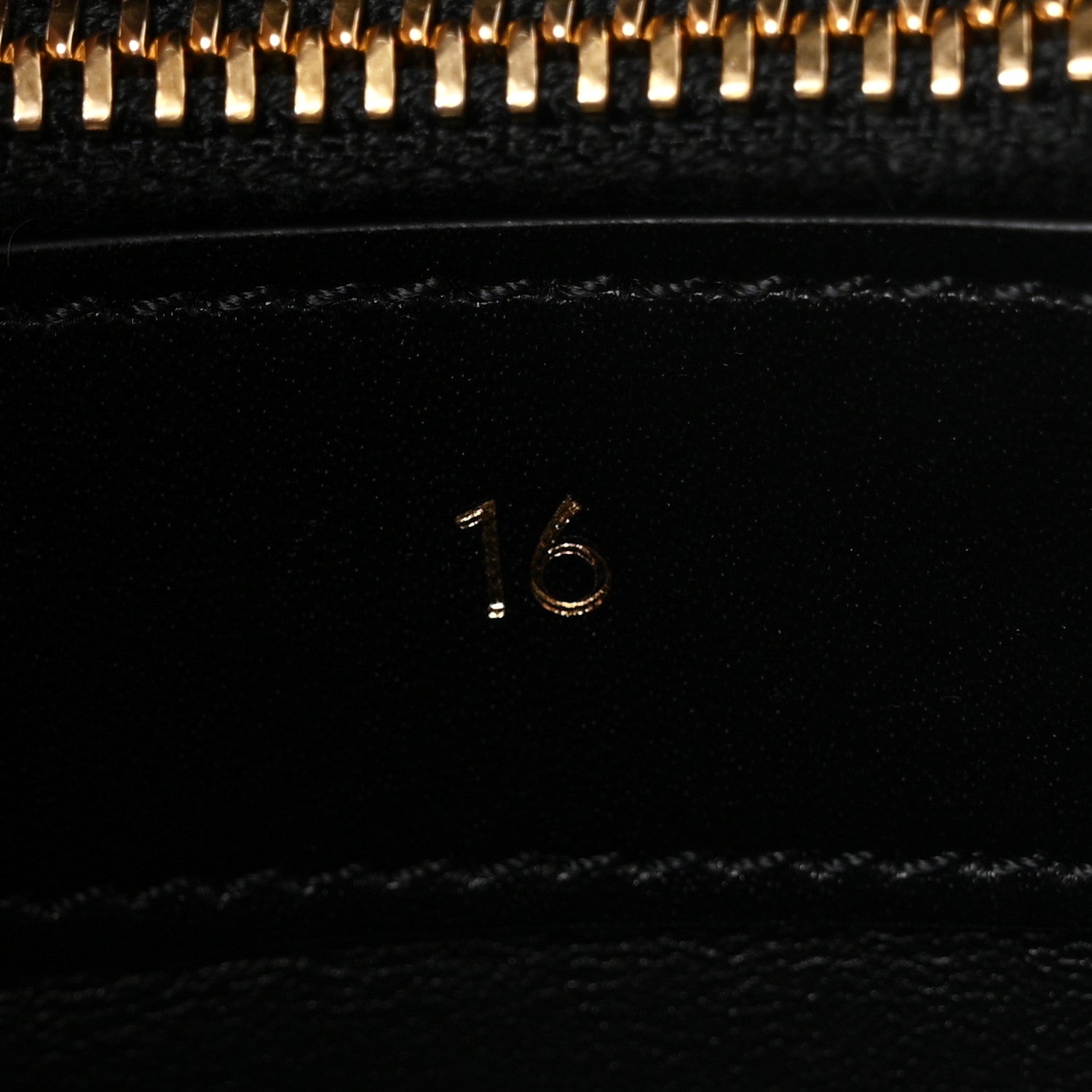 Celine Satinated Calfskin Mini 16 Top Handle Bag Black 7 of 13