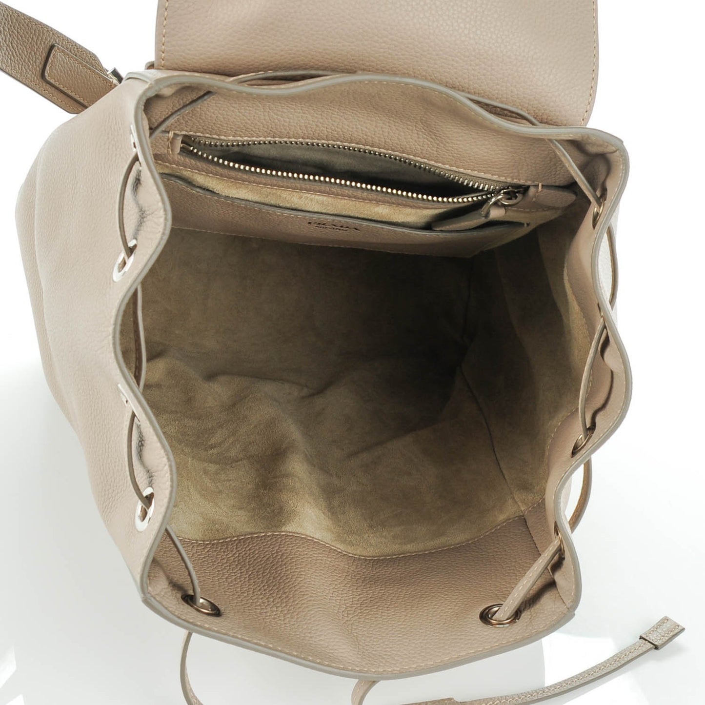 Vitello Daino Cinch Backpack Pomice