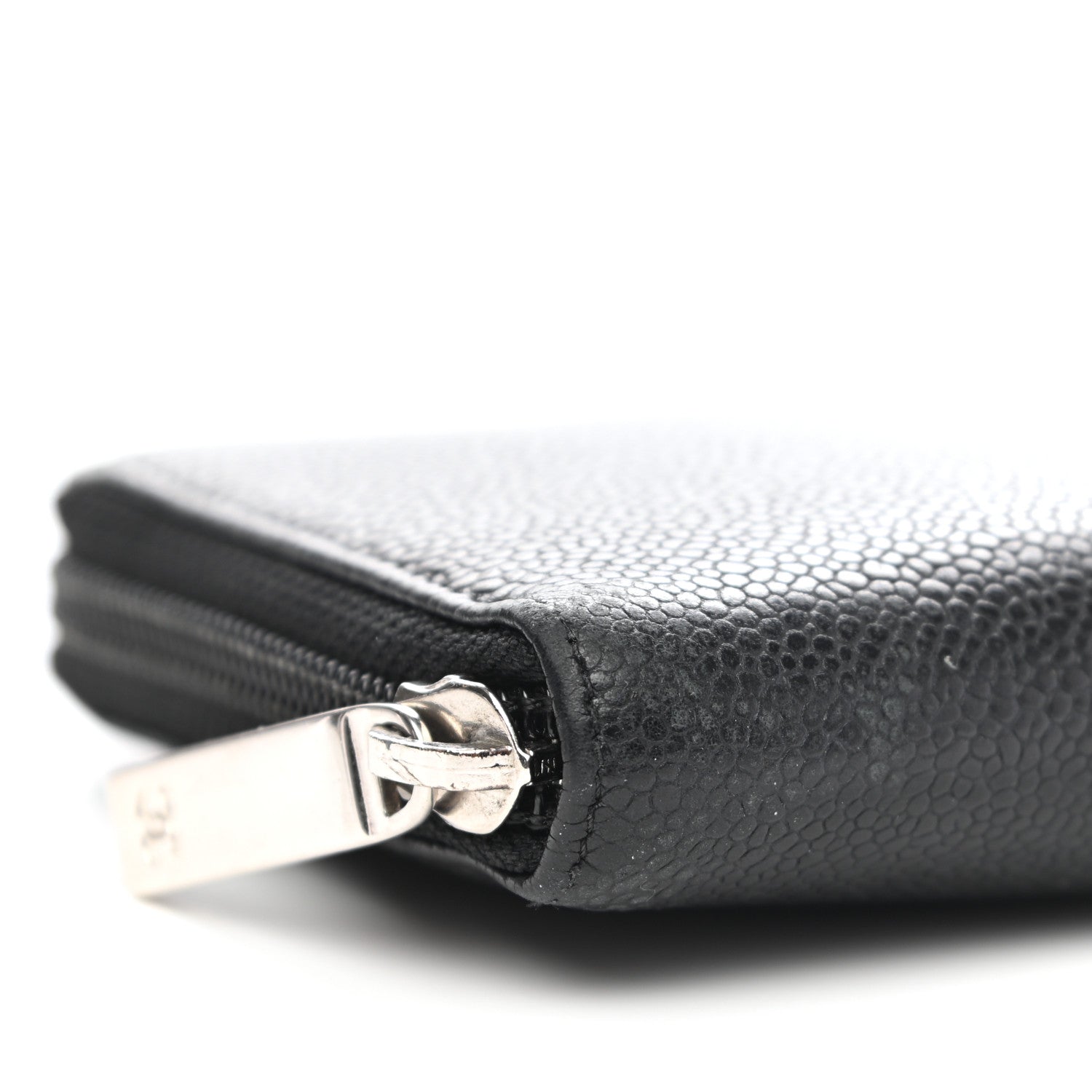 Chanel Caviar Large Timeless CC Zip Around Wallet Black 9 of 12