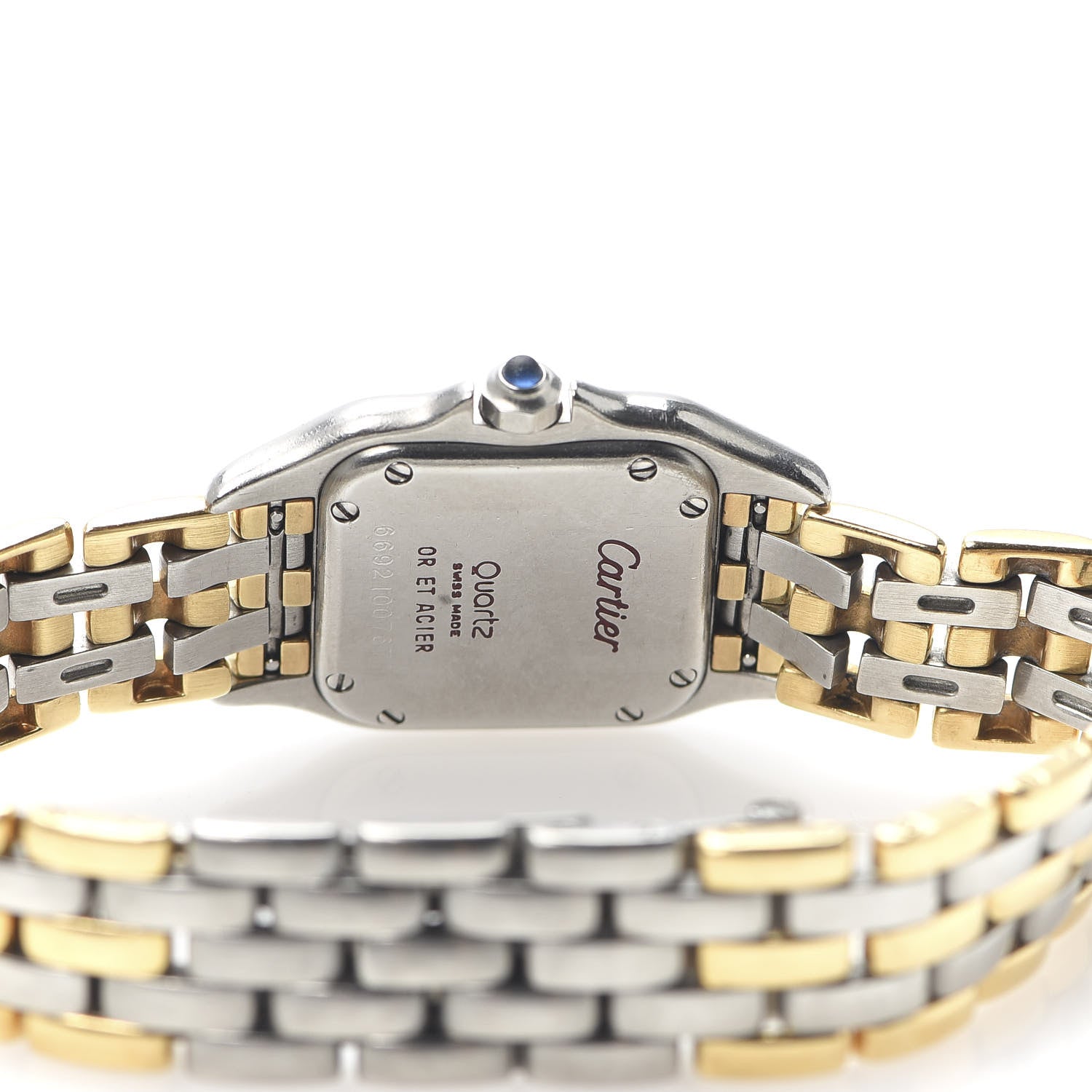 Cartier Stainless Steel 18K Yellow Gold 22mm Panthere Quartz Watch 5 of 6