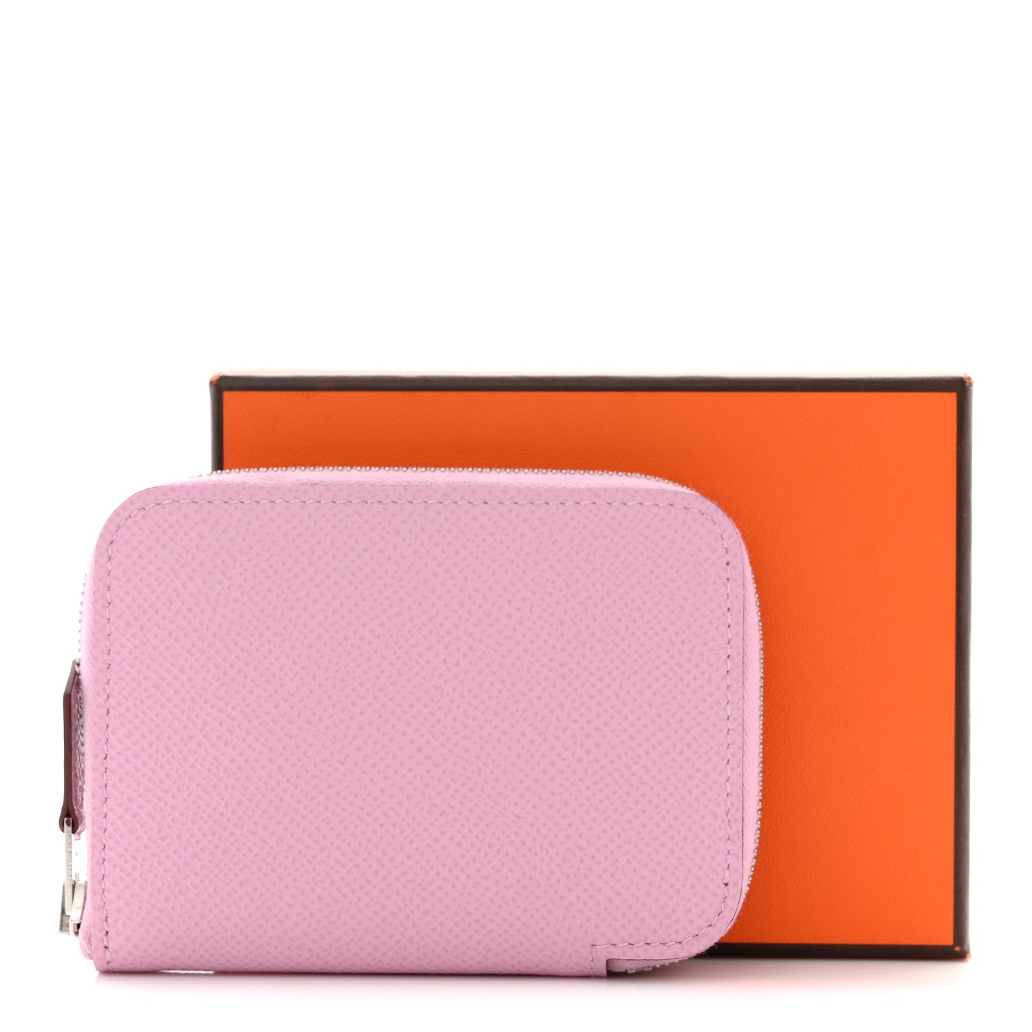 Hermes Epsom Azap Mini Wallet Mauve Sylvestre 9 of 9