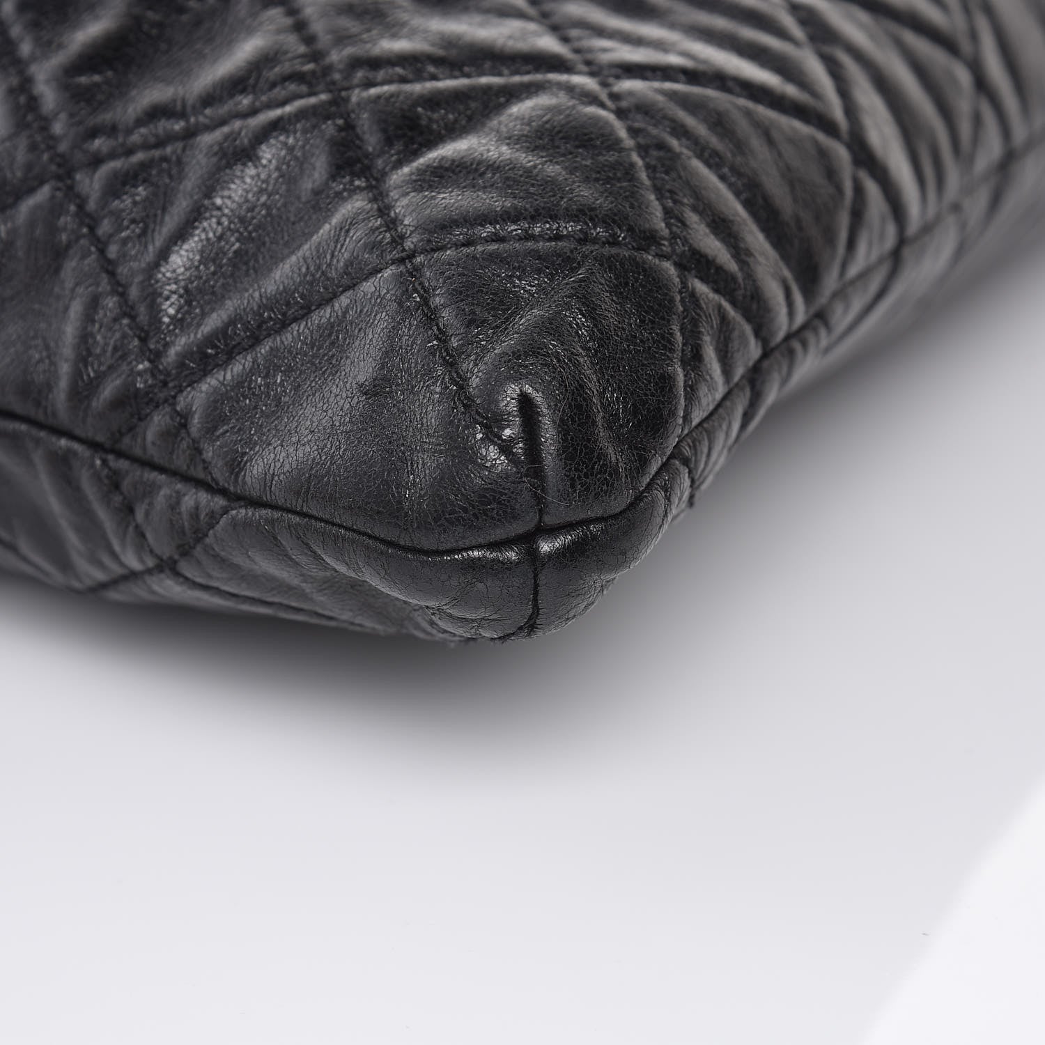 Chanel Aged Calfskin Oversized Reissue Overnight Tote Black 13 of 16