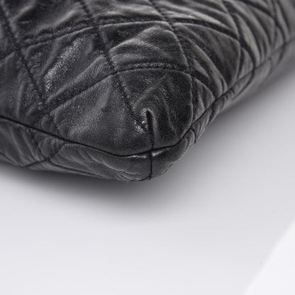 Chanel Aged Calfskin Oversized Reissue Overnight Tote Black 13 of 16