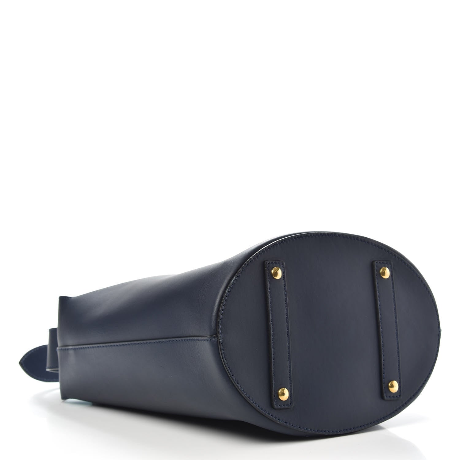 Burberry Supple Calfskin Medium Bucket Mid Indigo 5 of 15