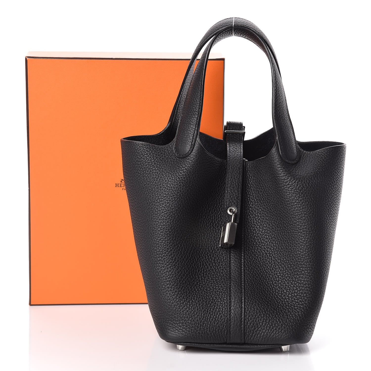 Hermes Taurillon Clemence Picotin Lock 18 PM Black 10 of 10