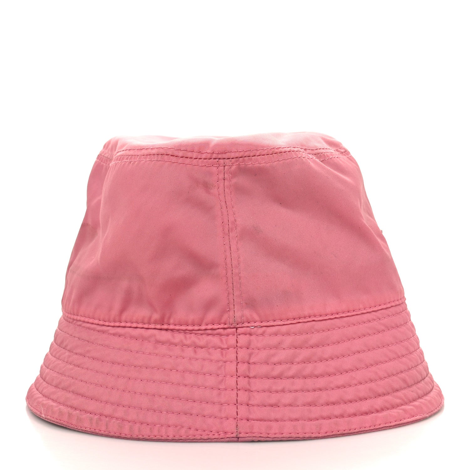 Prada Re-Nylon Metal Triangle Logo Womens Bucket Hat S Rosa 4 of 9