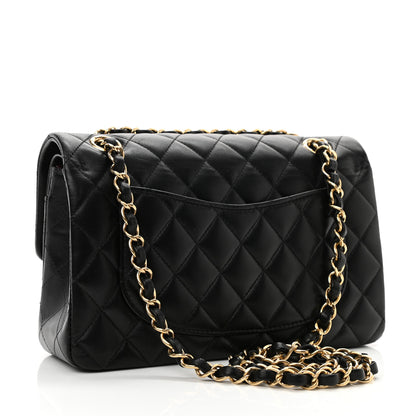 Chanel Lambskin Quilted Small Double Flap Black 3 of 10