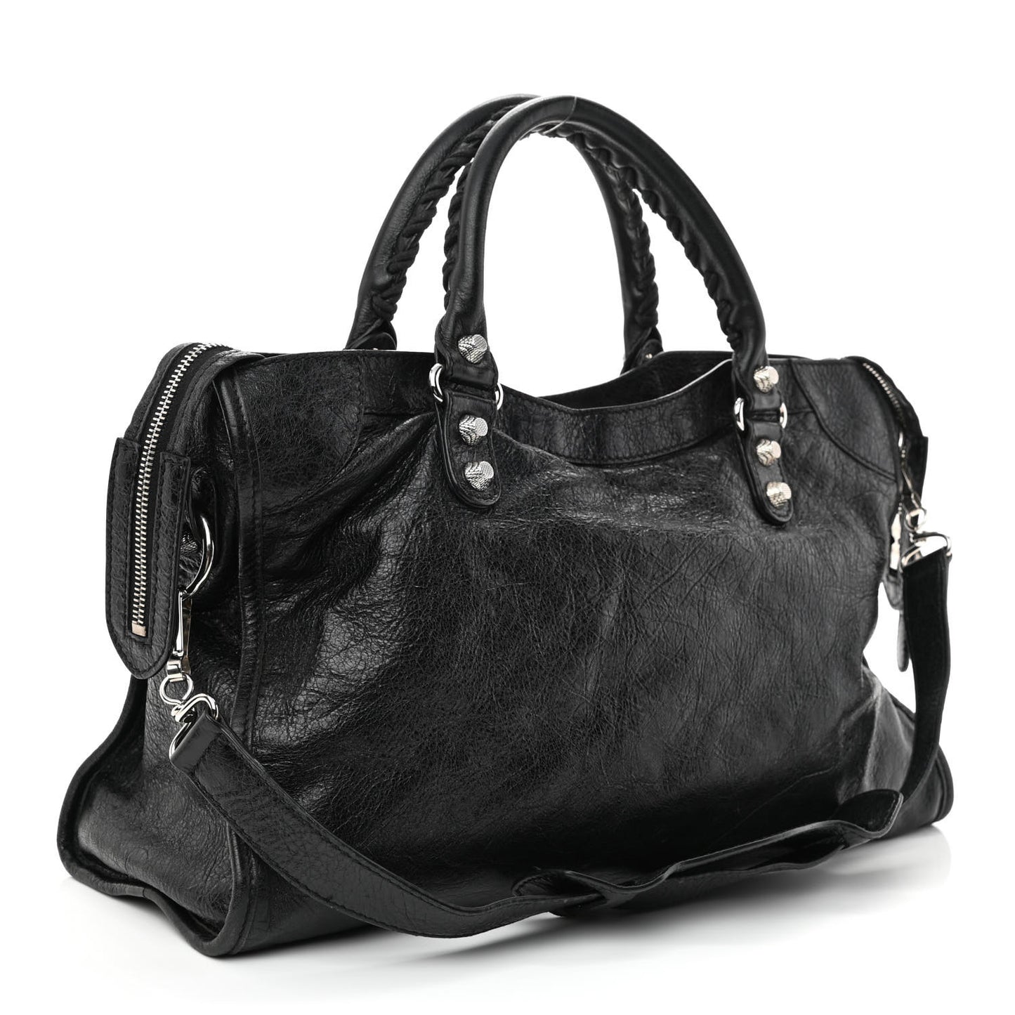 Agneau Giant 12 Silver Hardware City Black