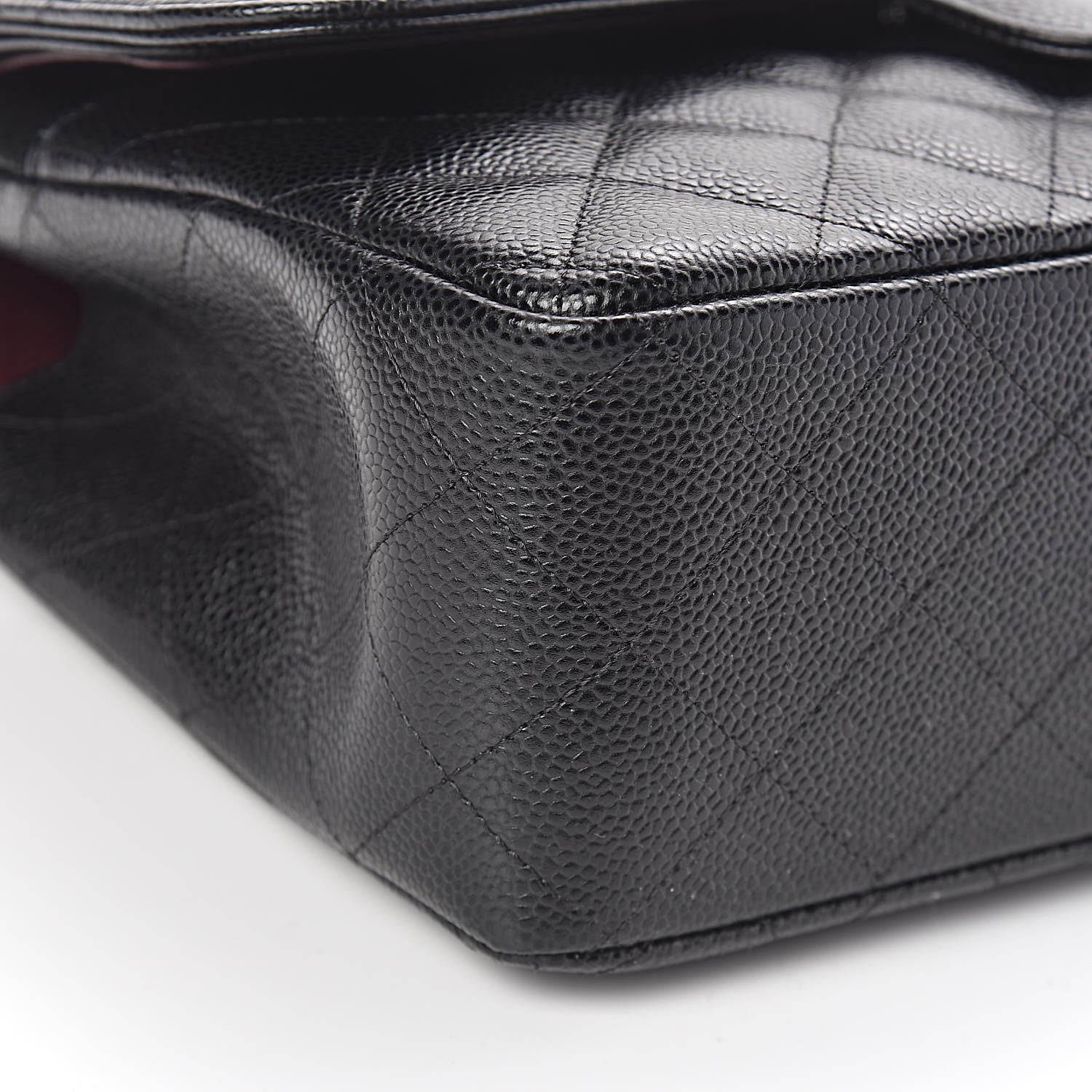 Chanel Caviar Quilted Jumbo Double Flap Black 5 of 9