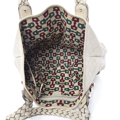 Gucci Guccissima Medium Pelham Shoulder Bag Off White 7 of 10