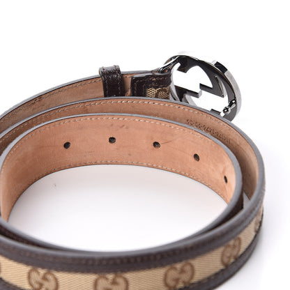 Gucci Monogram Interlocking G Belt 90 36 Dark Brown 4 of 6
