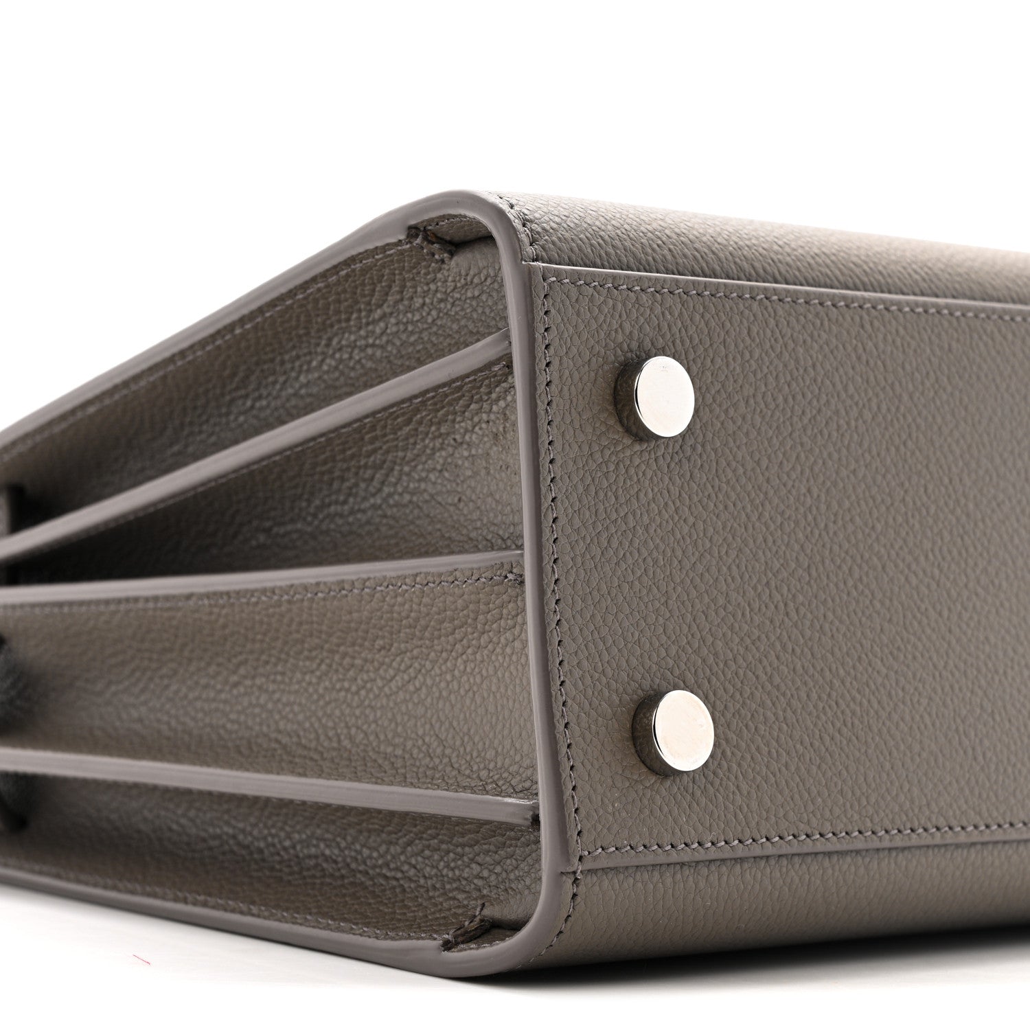 Saint Laurent Grained Calfskin Baby Sac De Jour Fog 9 of 13