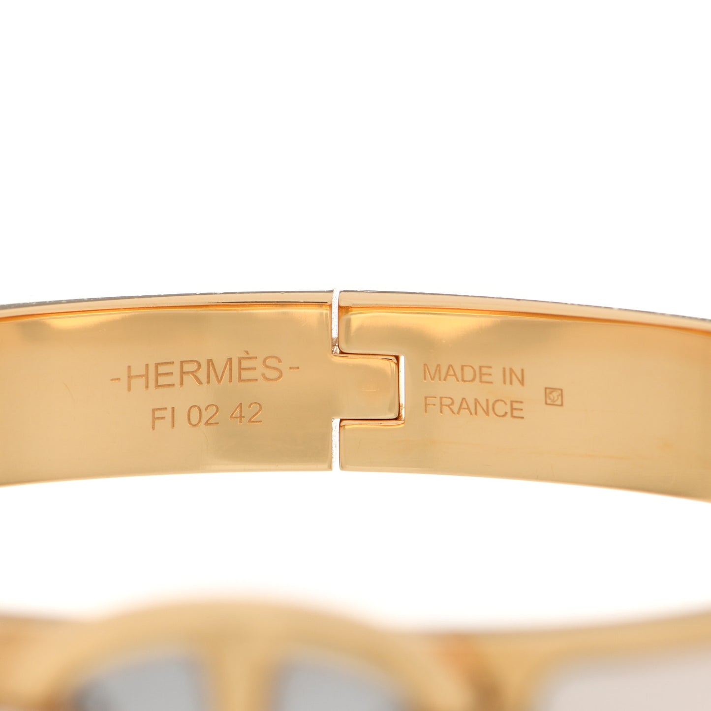 Enamel Mini Farandole Clic Chaine D'Ancre Bracelet Creme