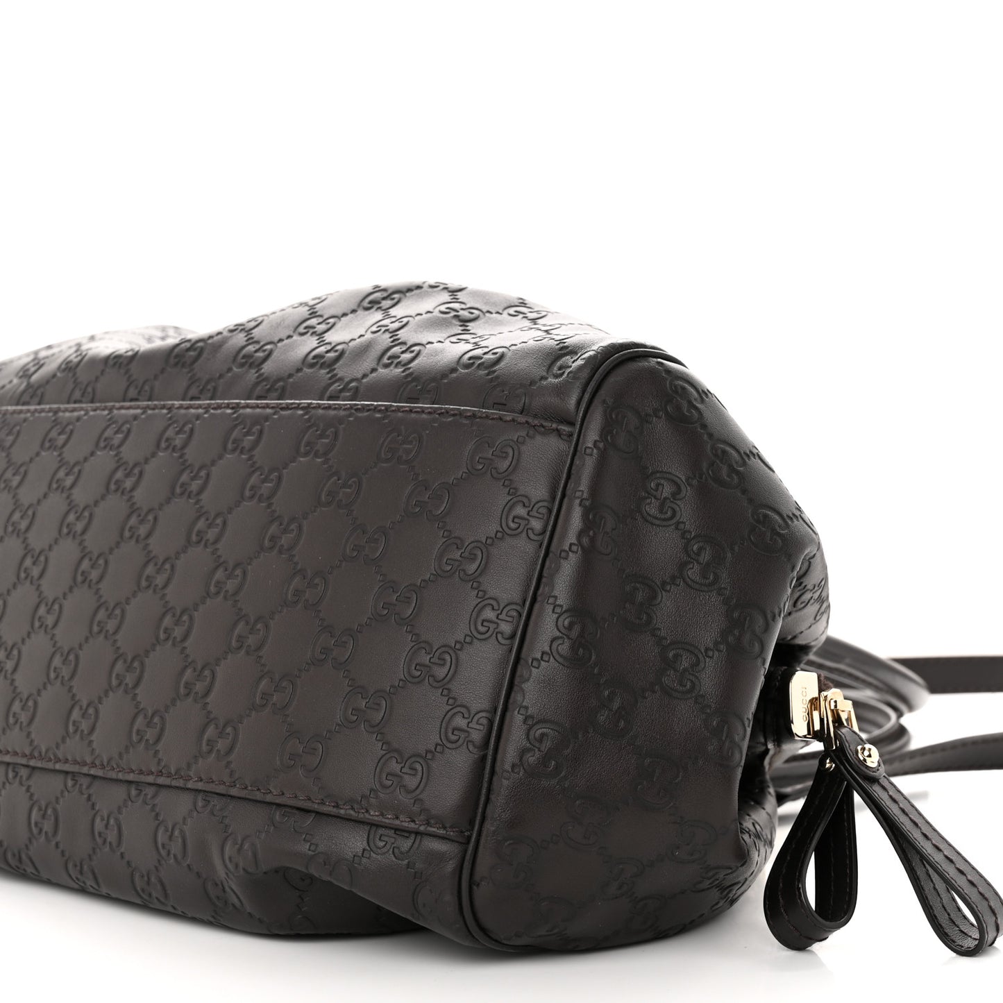 Guccissima Medium Sukey Boston Chocolate