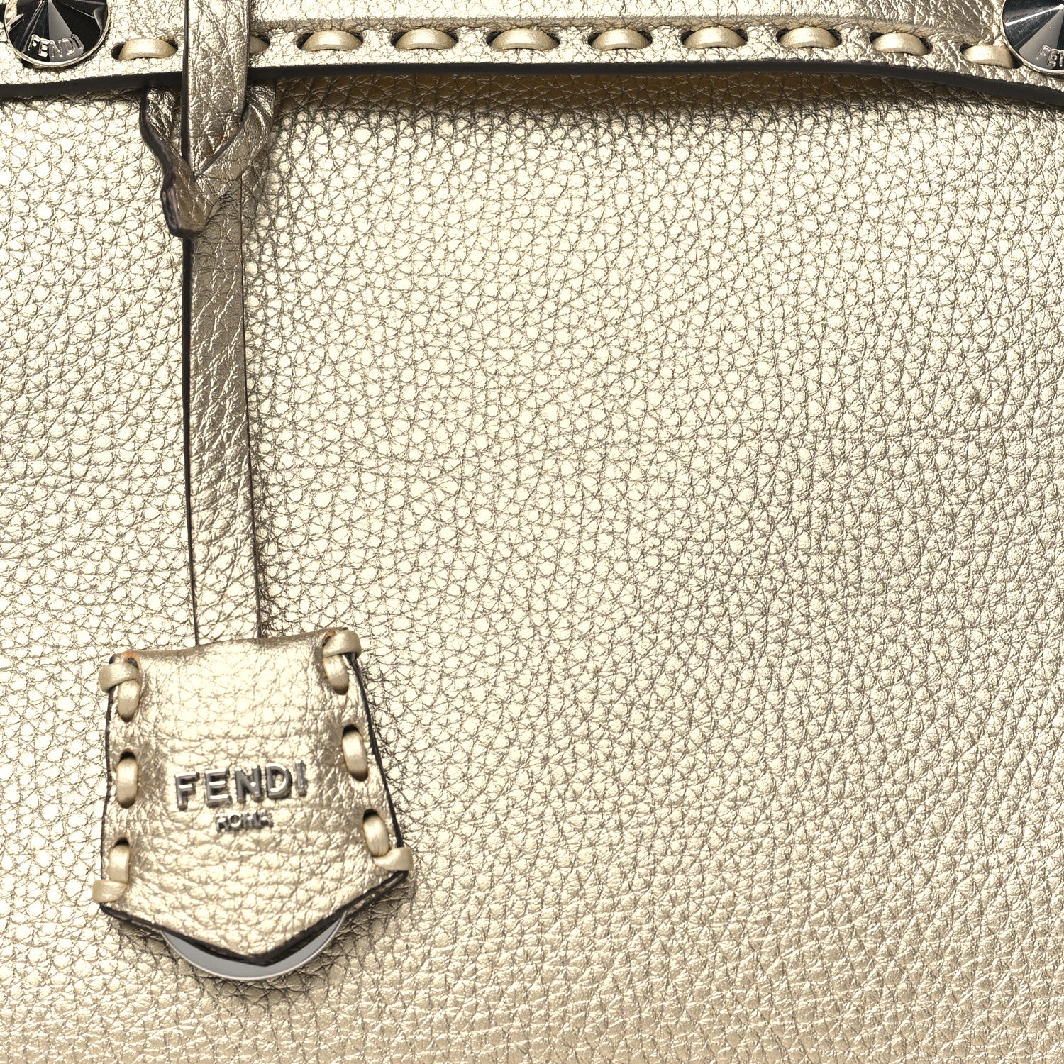Fendi Cuoio Romano Selleria Medium By The Way Boston Bag Gold 8 of 11