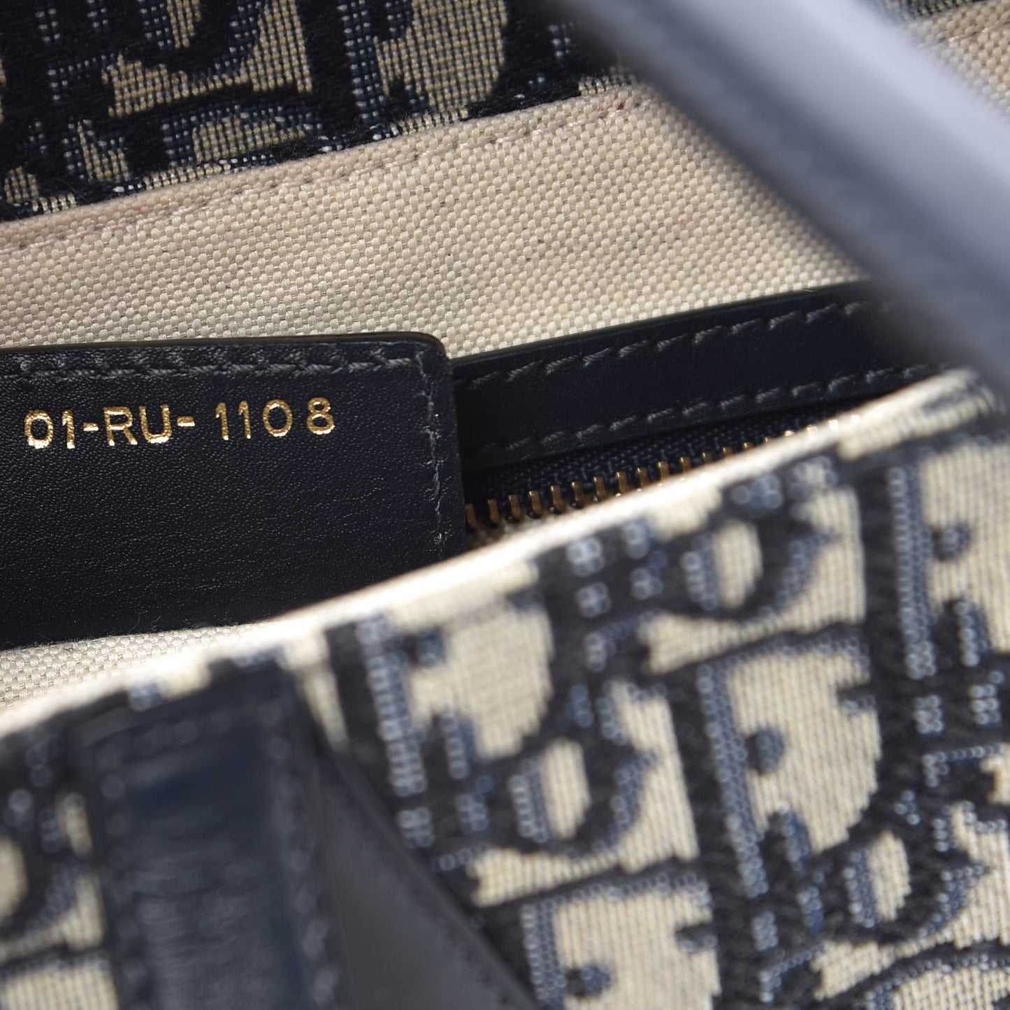 Oblique Saddle Bag Blue