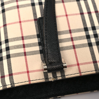 Burberry Canvas House Check Small Tote Black 12 of 12
