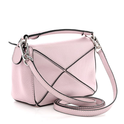 Loewe Calfskin Mini Puzzle Bag Icy Pink 3 of 11