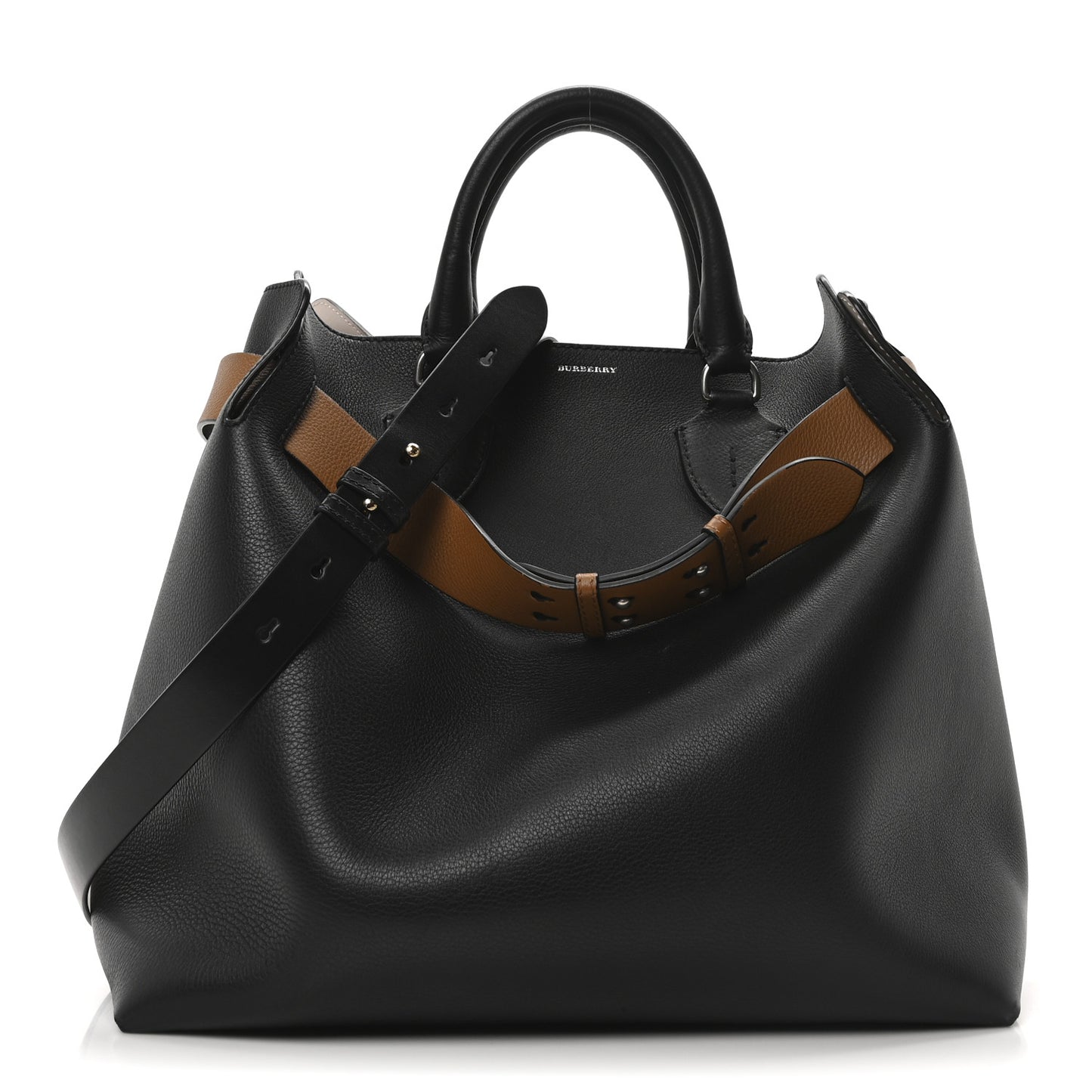 Marais Calfskin Large Belt Bag Black