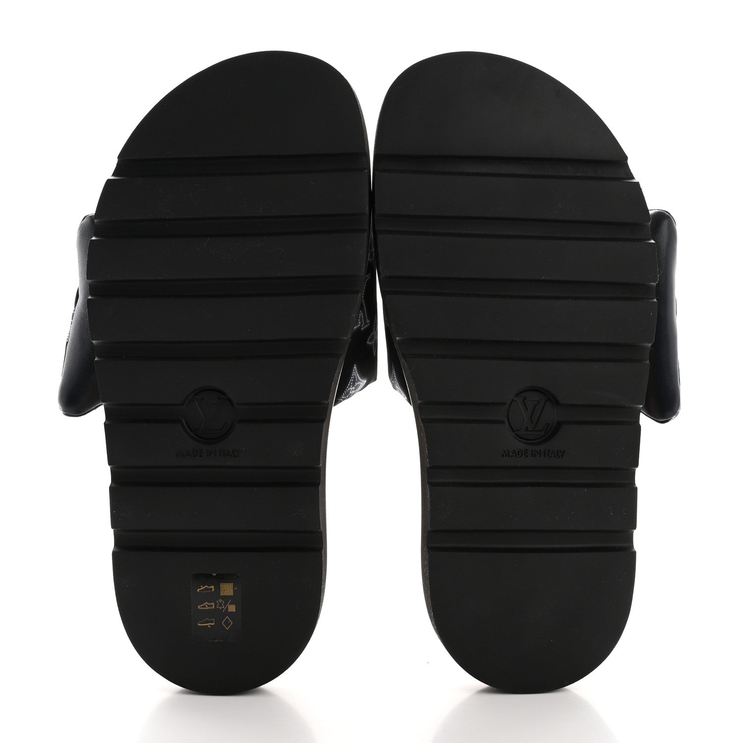 Louis Vuitton Nylon Monogram Womens Pool Pillow Comfort Mules 39 Navy Blue 6 of 9