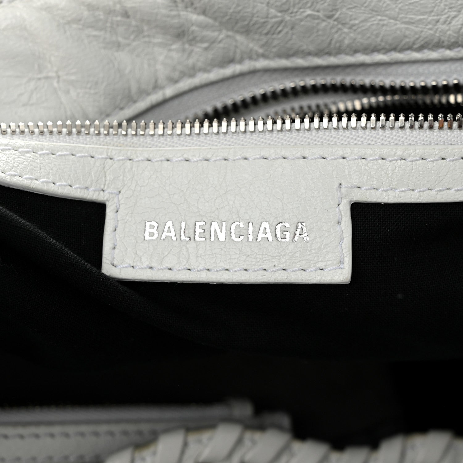 Balenciaga Agneau Arena Neo Cagole City Handbag Optic White 8 of 14