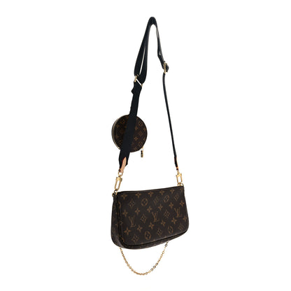 Louis Vuitton Monogram Multi Pochette Accessories Black 3 of 13