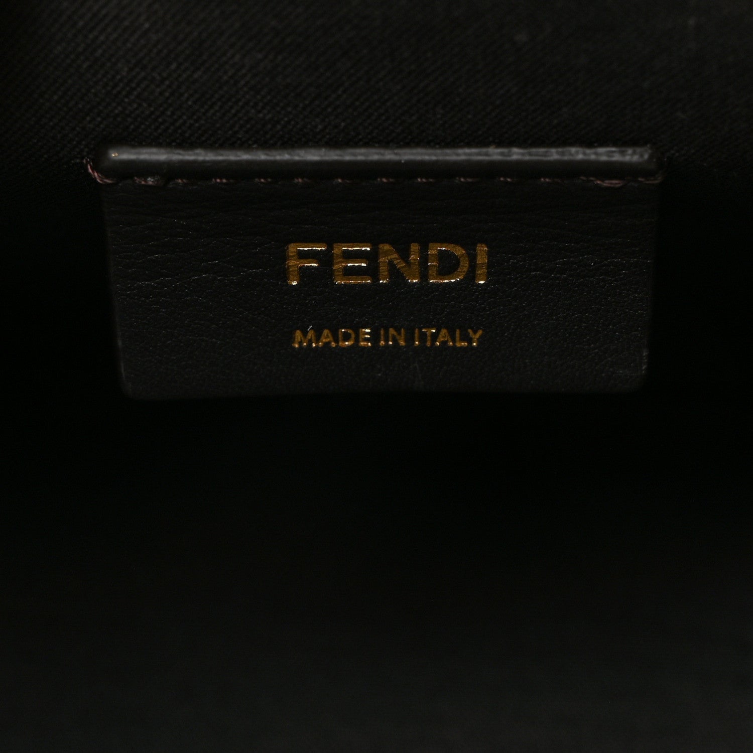 Fendi Raffia Chenille Shiny Nappa FF 1974 Small Fendi First Natural White Miele Scuro 6 of 12