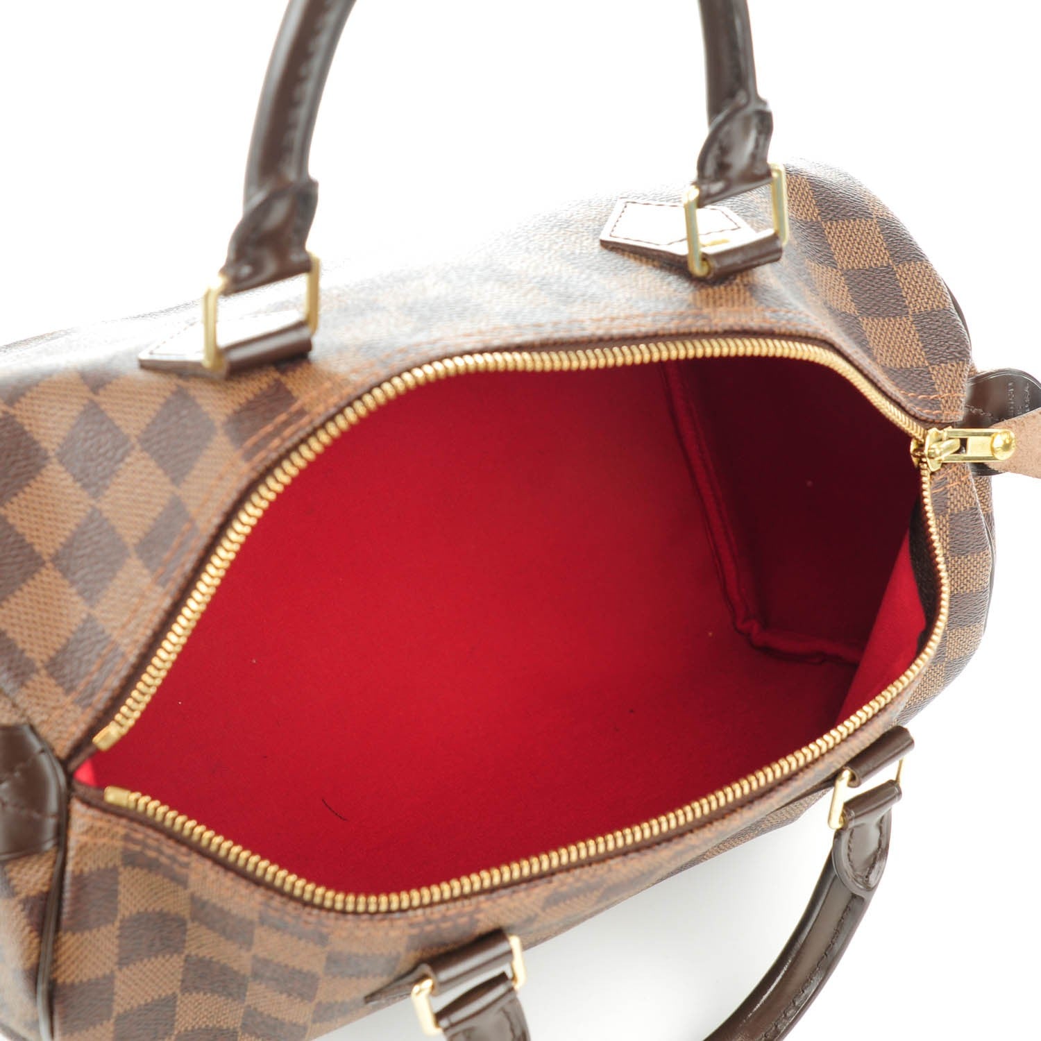 Louis Vuitton Damier Ebene Speedy 30 5 of 9
