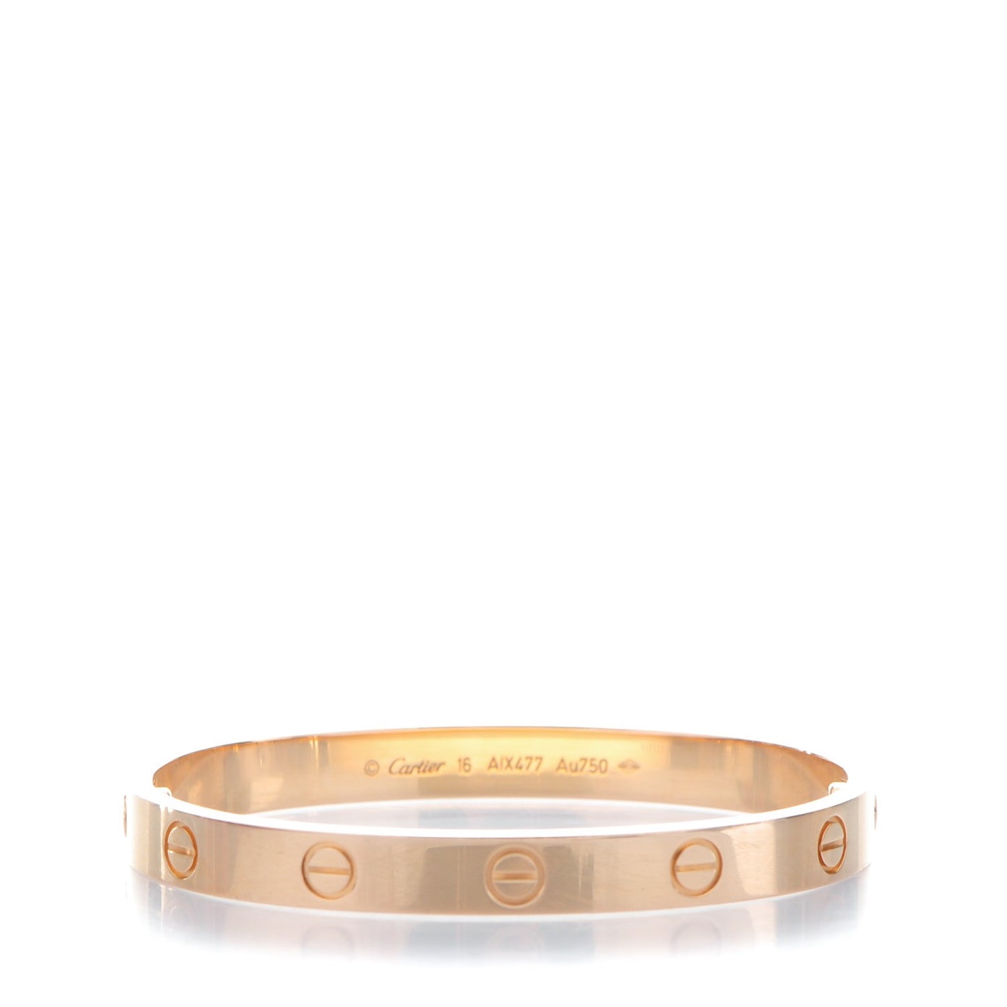 18K Pink Gold LOVE Bracelet 16
