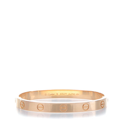 Cartier 18K Pink Gold LOVE Bracelet 16 1 of 6