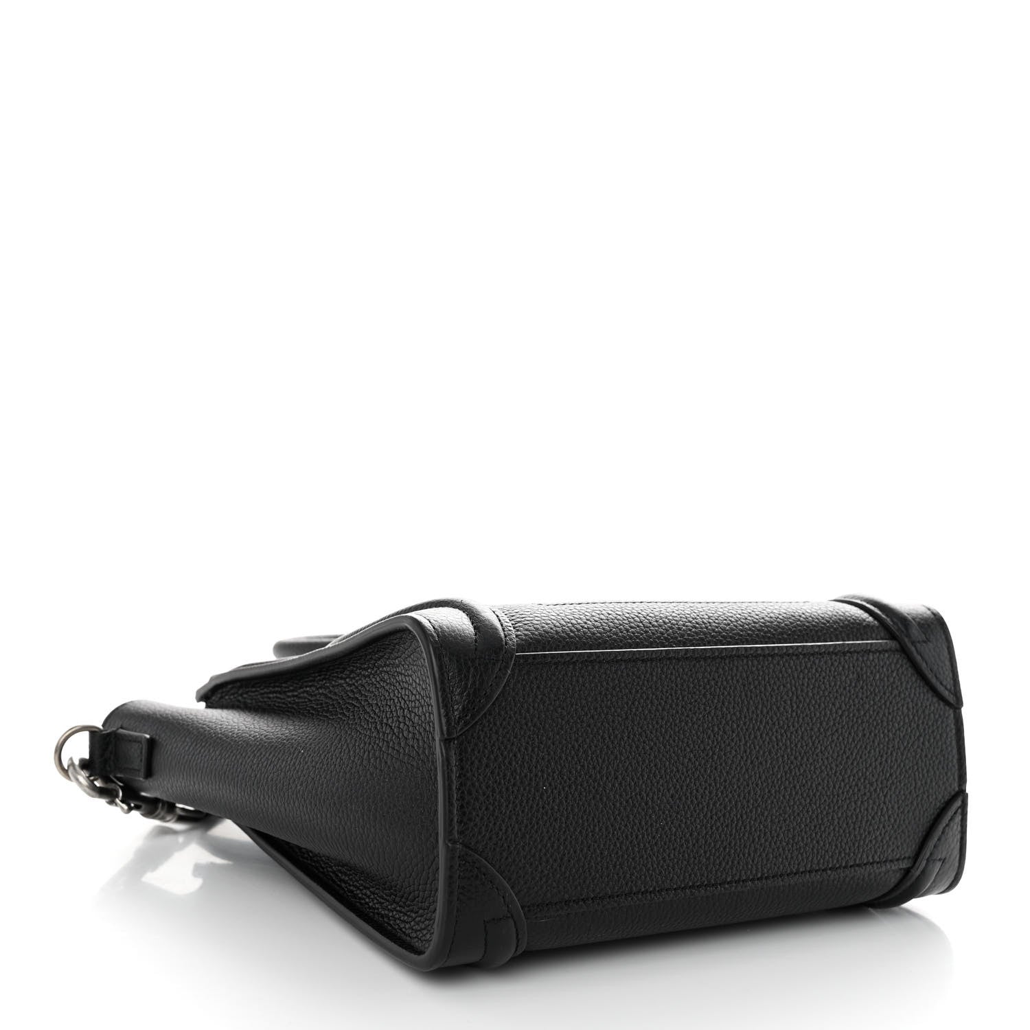 Celine Drummed Calfskin Nano Luggage Black 4 of 11