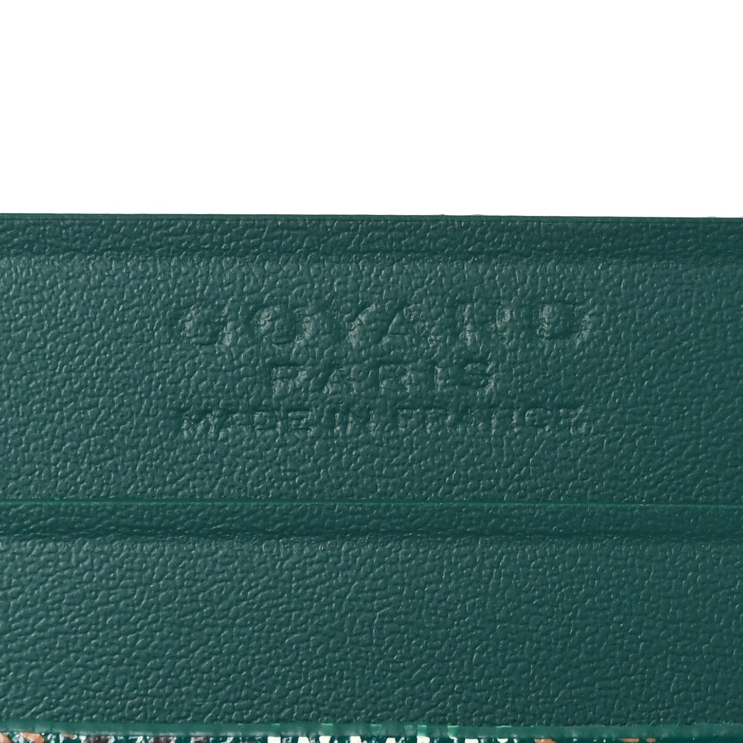 Goyardine Saint Sulpice Card Holder Green