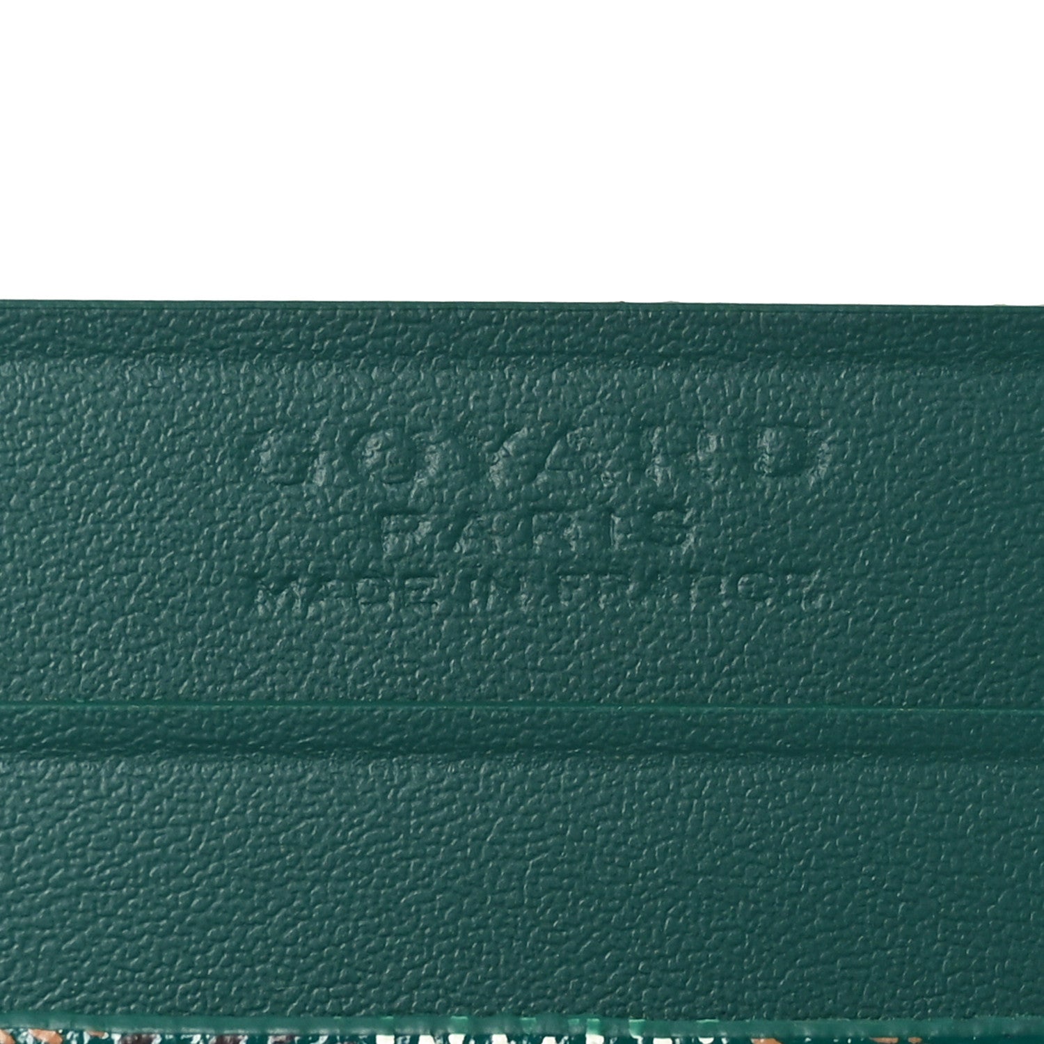 Goyard Goyardine Saint Sulpice Card Holder Green 6 of 7
