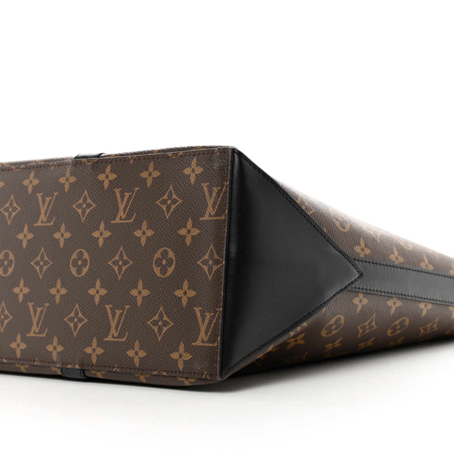 Louis Vuitton Monogram Macassar Weekend Tote GM 9 of 11