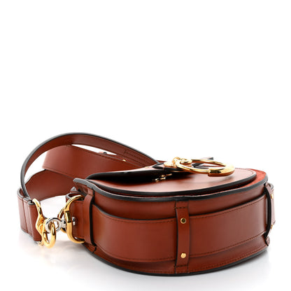 Chloe Calfskin Small Tess Bag Sepia Brown 4 of 9