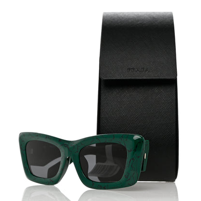 Prada Acetate Symbole Sunglasses SPR 13Z Green 8 of 8