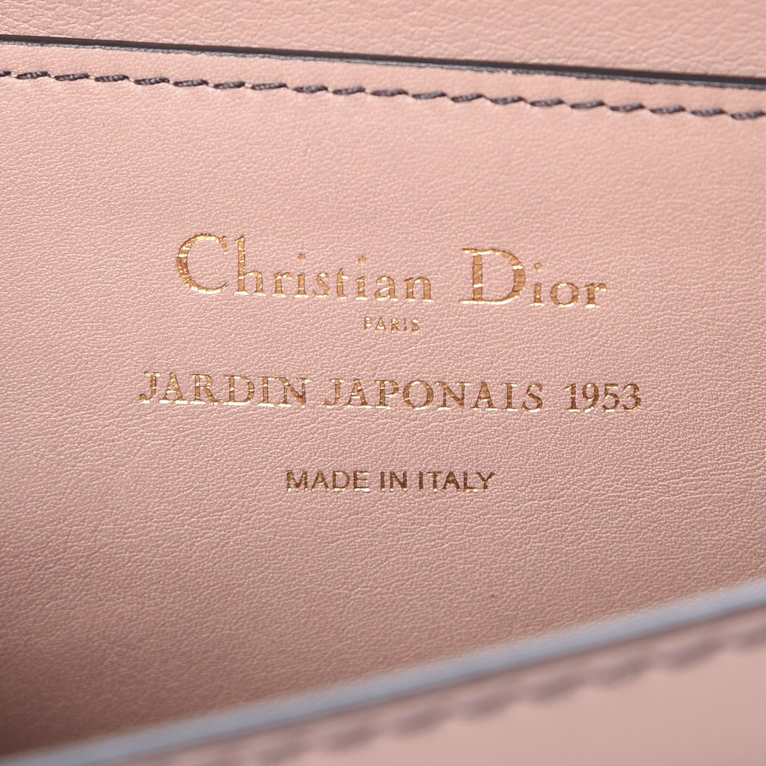 Christian Dior Calfskin Painted Studded Jardin Japonais J'Adior Chain Flap Bag Nude 7 of 12