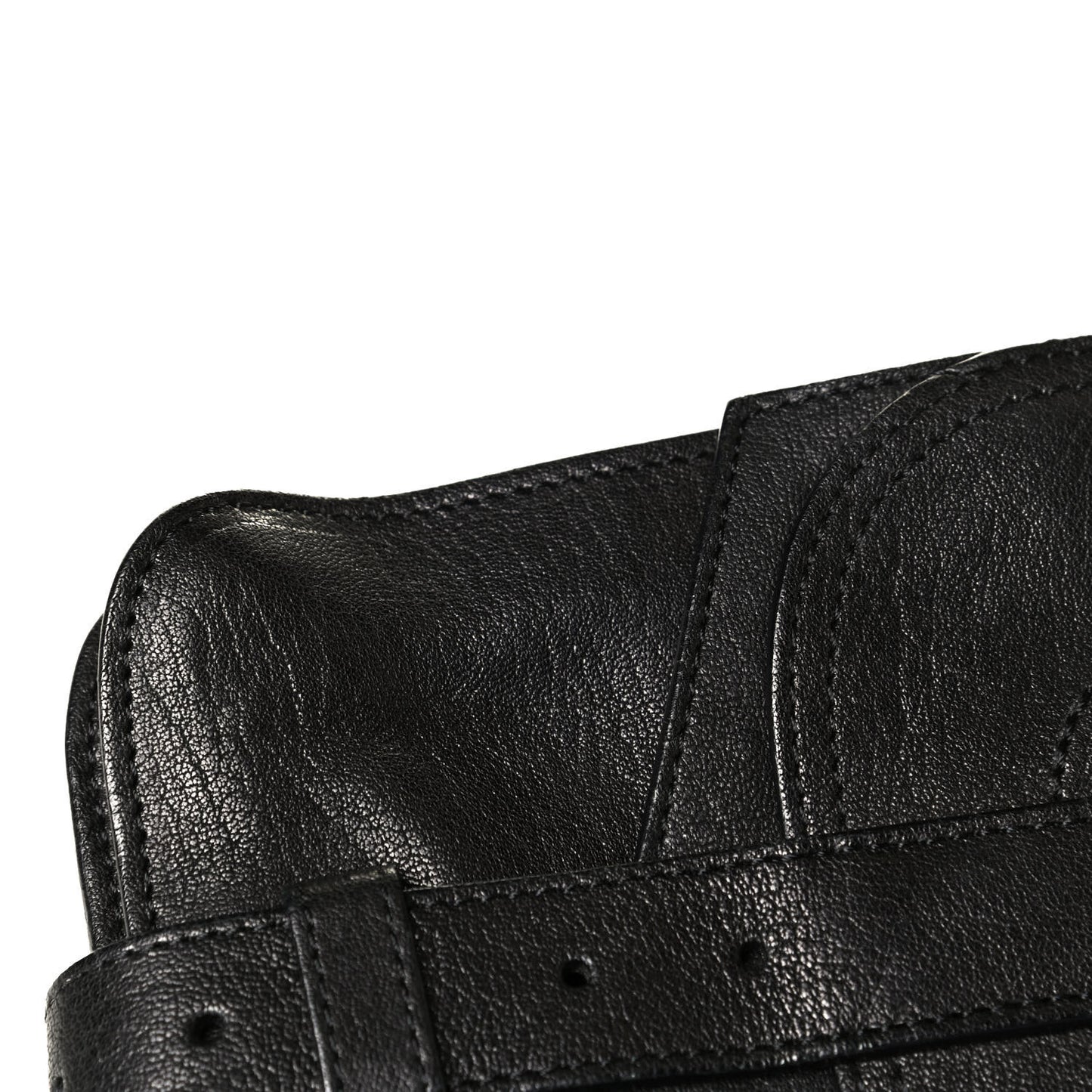 Lambskin PS1 Pochette Clutch Black