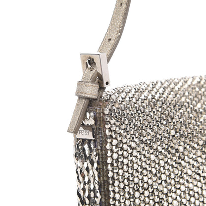 Fendi Beaded Baguette Gold 11 of 14