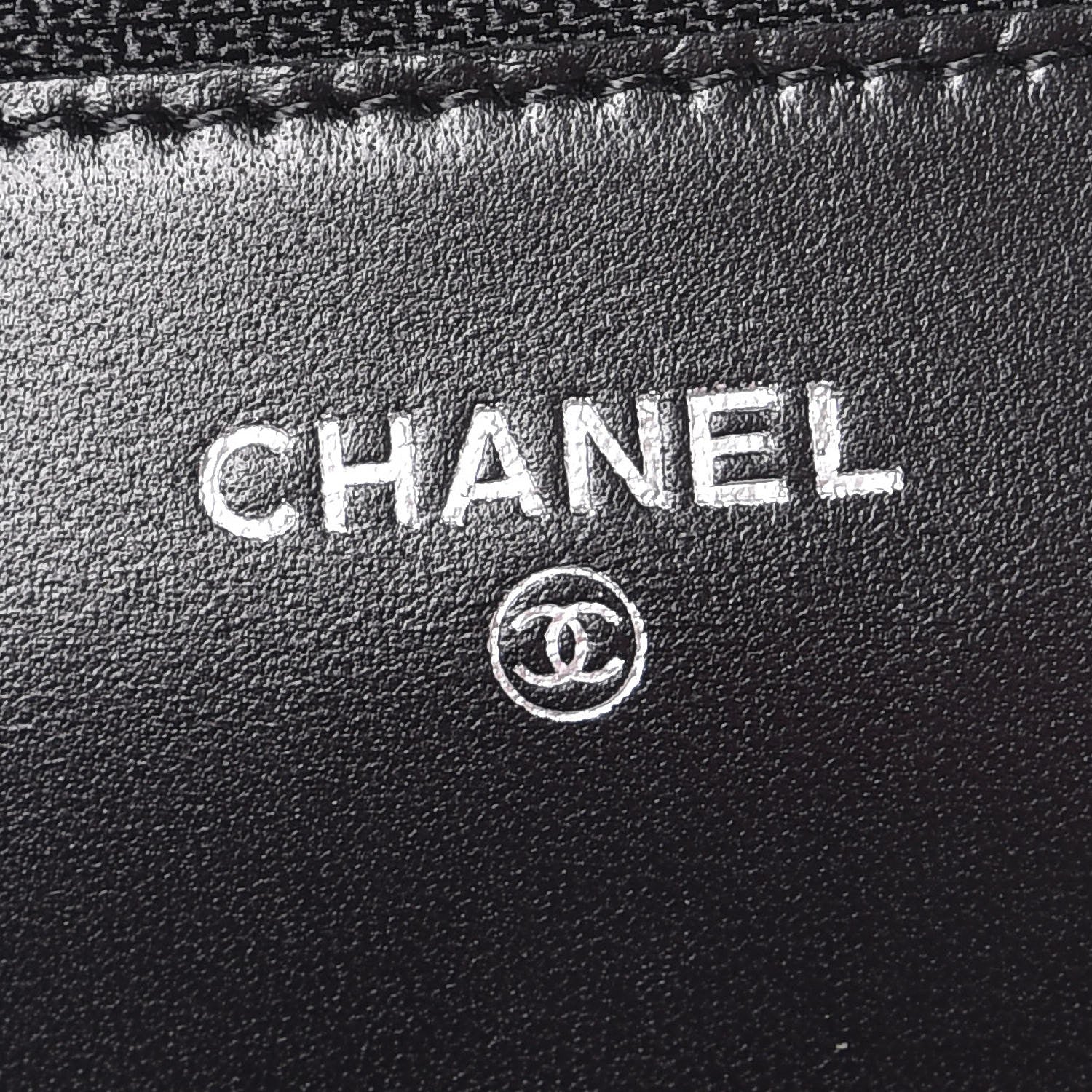 Chanel Lambskin Quilted Wallet On Chain WOC Black 5 of 11