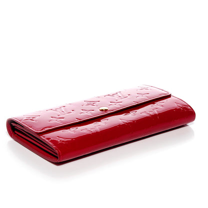 Louis Vuitton Vernis Sarah Wallet Pomme D'Amour 4 of 8