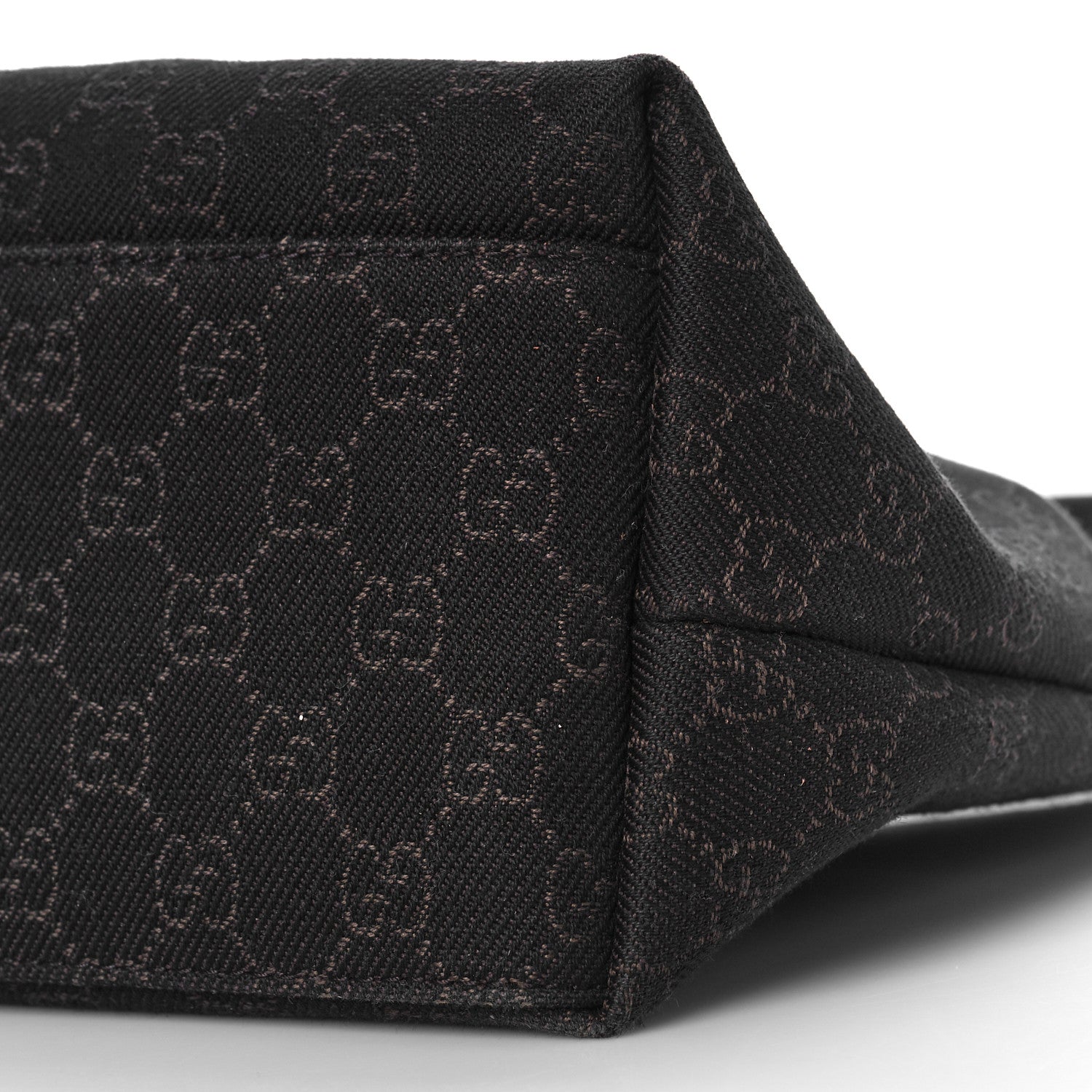 Gucci Denim Monogram Small Hobo Dark Brown 9 of 9