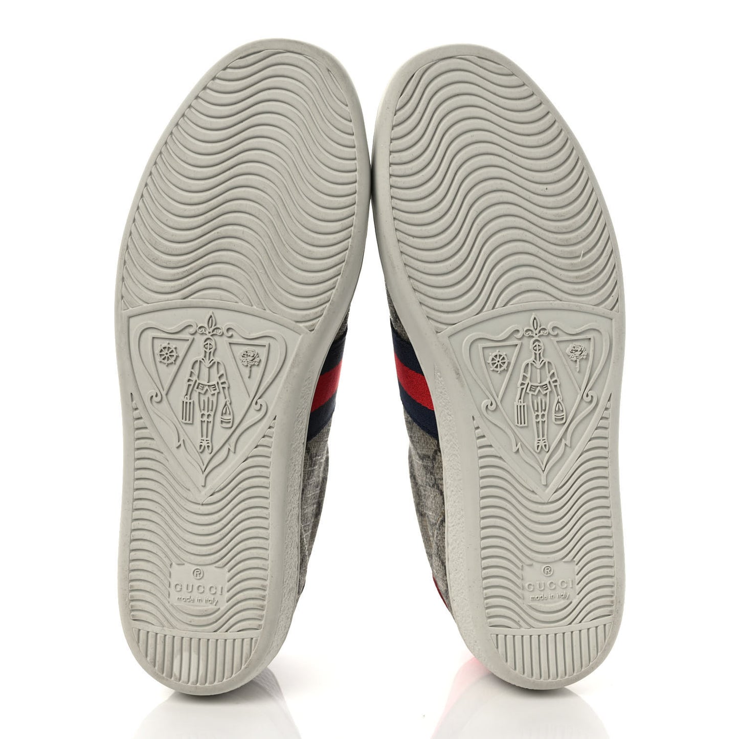 GG Supreme Monogram Womens Ace Low-Top Sneaker 38.5 Beige