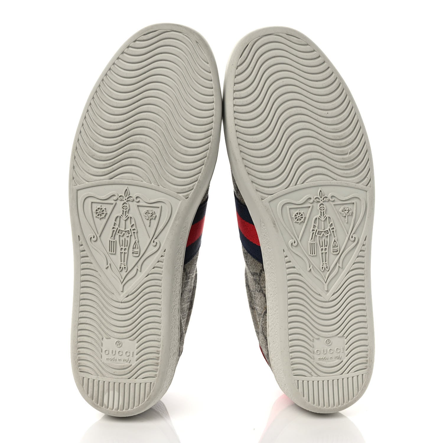 Gucci GG Supreme Monogram Womens Ace Low-Top Sneaker 38.5 Beige 6 of 10