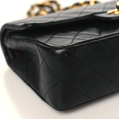 Chanel Lambskin Quilted Medium Double Flap Black 9 of 12