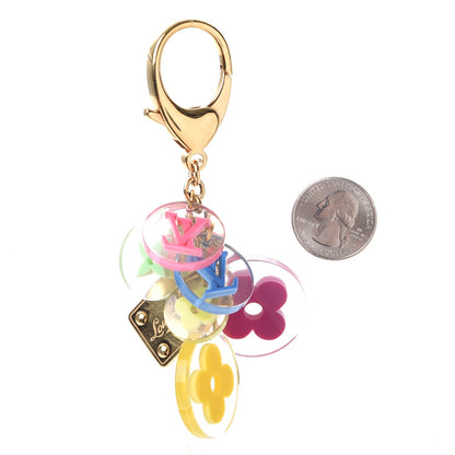 Louis Vuitton Resin Candy Fleurs Bag Charm Multicolor 2 of 3