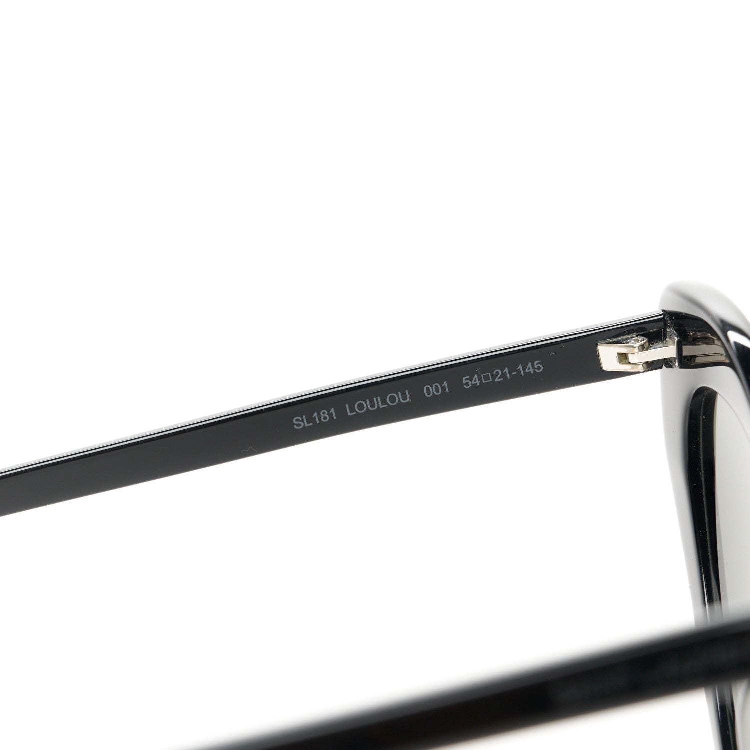 Saint Laurent Acetate Heart Frame Loulou SL181 Sunglasses Black 5 of 9